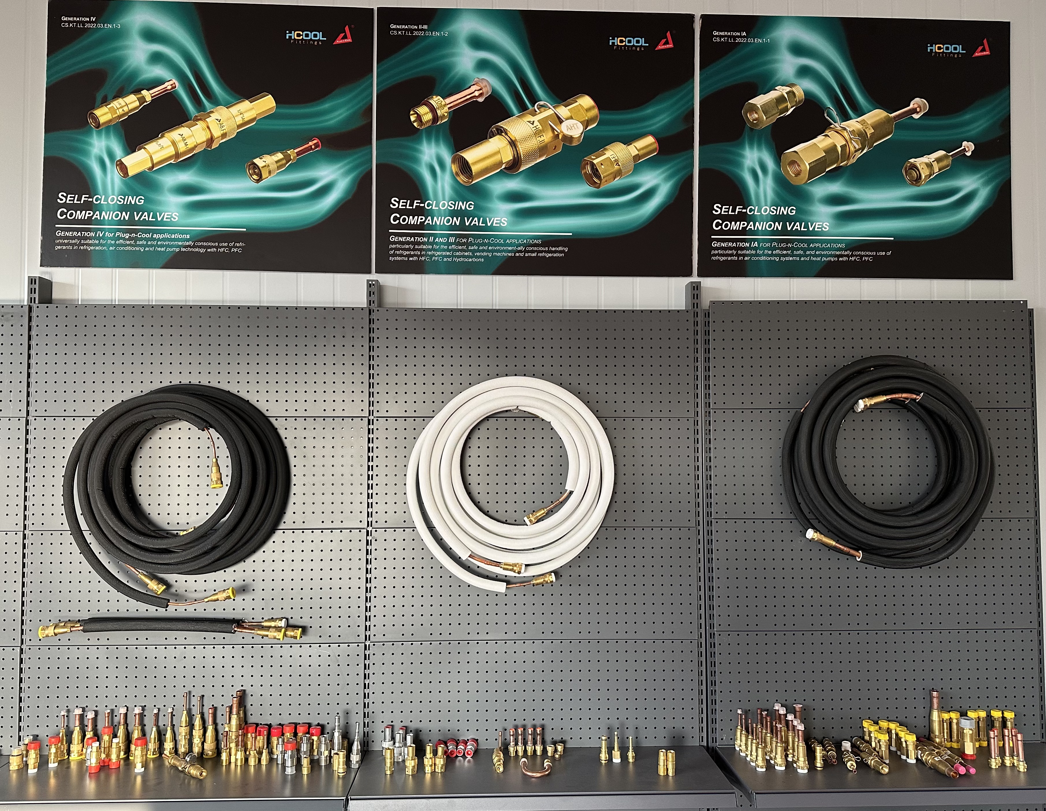 Клапан быстрого подключения для системы теплового насоса - серия разъемов «папа» / «гнездо»